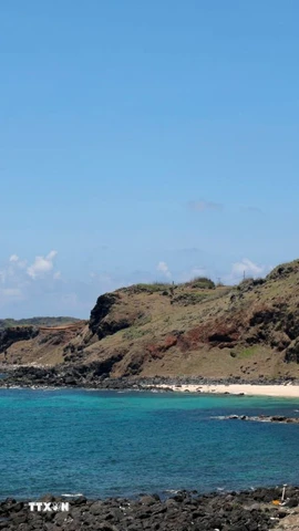 Một góc đảo Phú Quý. (Nguồn: TTXVN)