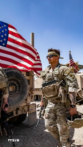 Binh sỹ quân đội Mỹ. (Nguồn: AFP/TTXVN)