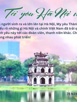 Á hậu 1 Hoa hậu Việt Nam 2014 Nguyễn Trần Huyền My gửi thông điệp bày tỏ tình yêu Hà Nội. 