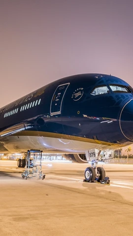 Vietnam Airlines tăng cường bay đêm phục vụ cao điểm Tết Bính Ngọ 2026. (Ảnh: PV/Vietnam+)