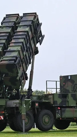 Hệ thống phòng không Patriot của Mỹ viện trợ cho Ukraine. (Ảnh: AFP/TTXVN)