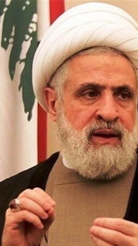 Ông Naim Qassem, thủ lĩnh phong trào Hezbollah tại Liban. (Ảnh: IRNA/TTXVN)