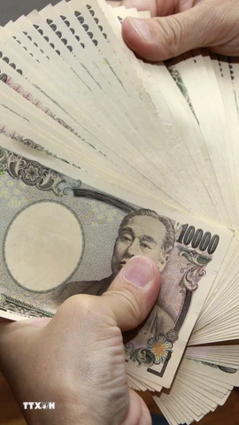 Đồng yen Nhật. (Ảnh: AFP/TTXVN)