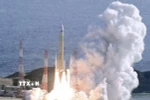 Tên lửa H3 được phóng từ Trung tâm Vũ trụ Tanegashima ở tỉnh Kagoshima, Nhật Bản ngày 22/12/2025. (Ảnh: Kyodo/TTXVN)