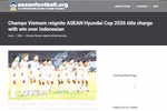 ASEAN Football bình luận: "Chiến thắng 3-0 có thể khiến nhiều người bất ngờ, nhưng những ai theo dõi trận đấu đều thấy Việt Nam hoàn toàn xứng đáng giành trọn 3 điểm. (Ảnh: TTXVN phát)