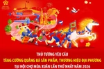 Thủ tướng yêu cầu tăng cường quảng bá sản phẩm địa phương tại Hội chợ Mùa Xuân