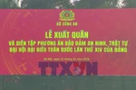Lễ xuất quân và diễn tập các phương án bảo vệ Đại hội XIV