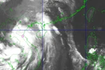 Hình ảnh mây vệ tinh của cơn bão. (Nguồn: Trung tâm Dự báo Khí tượng Thủy văn Quốc gia)