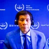 Ông Rodrigo Duterte trong phiên sơ thẩm tại ICC (Nguồn: ICC)