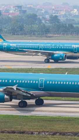 Vietnam Airlines tiếp tục tăng chuyến bay phục vụ Tết Nguyên đán 2026. (Ảnh: PV/Vietnam+)