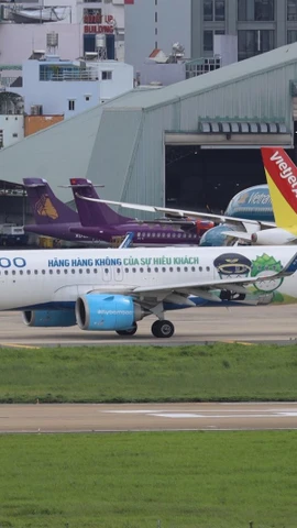 Ba hãng hàng không Việt Nam sẽ được lựa chọn thực hiện chuyến bay chính thức đầu tiên đến Sân bay Long Thành vào ngày 19/12. (Ảnh: PV/Vietnam+)