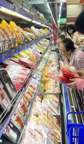 Đảm an toàn thực phẩm. (Ảnh: Hương Giang/TTXVN)
