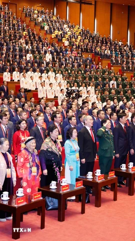 Các đại biểu dự phiên khai mạc. (Ảnh: TTXVN)