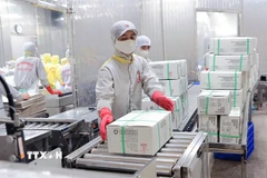 Trong tháng Ba, chỉ số sản xuất công nghiệp ước tính tăng tới 18,8% so với tháng trước. (Ảnh: TTXVN)