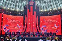 Hội chợ Mùa Xuân lần thứ nhất năm 2026 đã chính thức khai mạc. (Ảnh: BCT/Vietnam+)