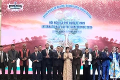 Lễ ra mắt Liên minh Càphê Toàn cầu (Global Coffee Alliance – GCA). (Ảnh: Hồng Kiều/Vietnam+)