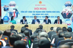 Thủ tướng Phạm Minh Chính dự Hội nghị tổng kết công tác ngành Công Thương năm 2025 và triển khai nhiệm vụ trọng tâm năm 2026. (Ảnh: Dương Giang/TTXVN)