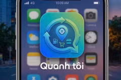 Ứng dụng “Quanh tôi” có trên App Store hoặc Google Play. (Ảnh: BCT/Vietnam+)
