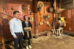 Những mô hình du lịch cộng đồng tại Lào Cai đã giúp phụ nữ dân tộc thiểu số tăng thu nhập, chủ động hơn trong tìm kiếm sinh kế, khẳng định vai trò trong gia đình, cộng đồng. (Ảnh: PV/Vietnam+)