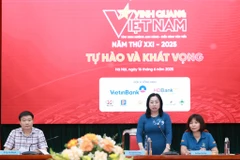 Họp báo Chương trình Vinh quang Việt Nam năm 2025. (Ảnh: PV/Vietnam+)