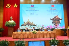 Hội nghị Hợp tác phát triển thương mại biên giới Việt Nam-Lào lần thứ XIII được tổ chức tại Quảng Ninh. (Ảnh: BCT/Vietnam+)