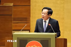 Bộ trưởng Bộ Nội vụ Đỗ Thanh Bình phát biểu. (Ảnh: Minh Đức/TTXVN)