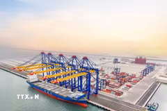 Cảng Container Quốc tế Hateco Hải Phòng (HHIT). (Ảnh: Hoàng Ngọc/TTXVN)