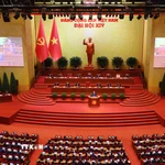 Đại hội đại biểu toàn quốc lần thứ XIV của Đảng Cộng sản Việt Nam. (Ảnh: TTXVN)