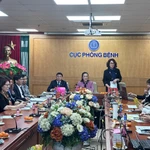 Tiến sỹ Lê Thái Hà - Phó Cục trưởng Cục Phòng bệnh (Bộ Y tế) phát biểu tại Hội thảo. (Ảnh: PV/Vietnam+)