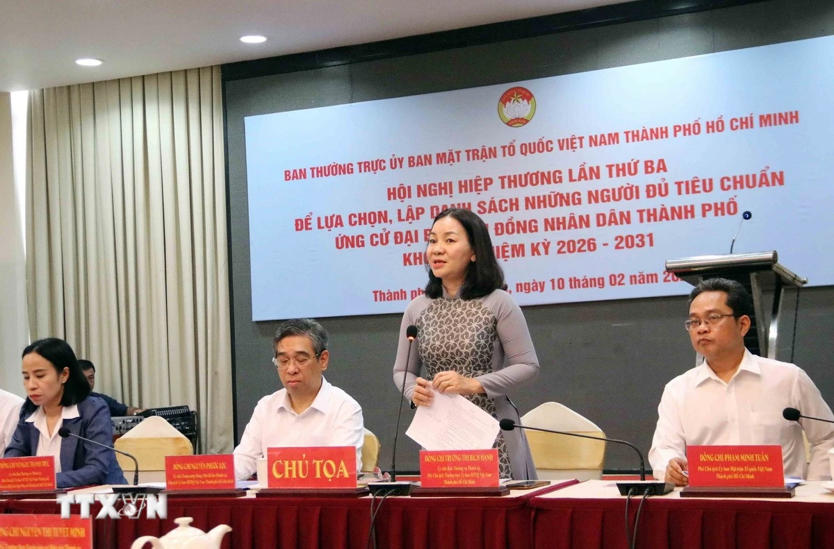 TP.HCM hoàn tất hiệp thương lần ba, công bố danh sách ứng cử đại biểu Quốc hội khóa XVI