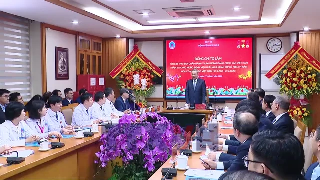 Tổng Bí thư Tô Lâm thăm, chúc mừng ngành y nhân Ngày Thầy thuốc Việt Nam