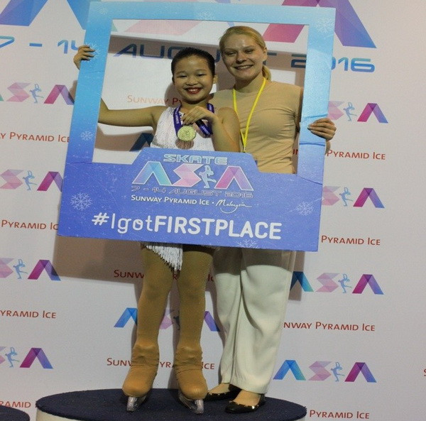 Việt Nam có huy chương vàng đầu tiên tại Giải trượt băng châu Á ảnh 2