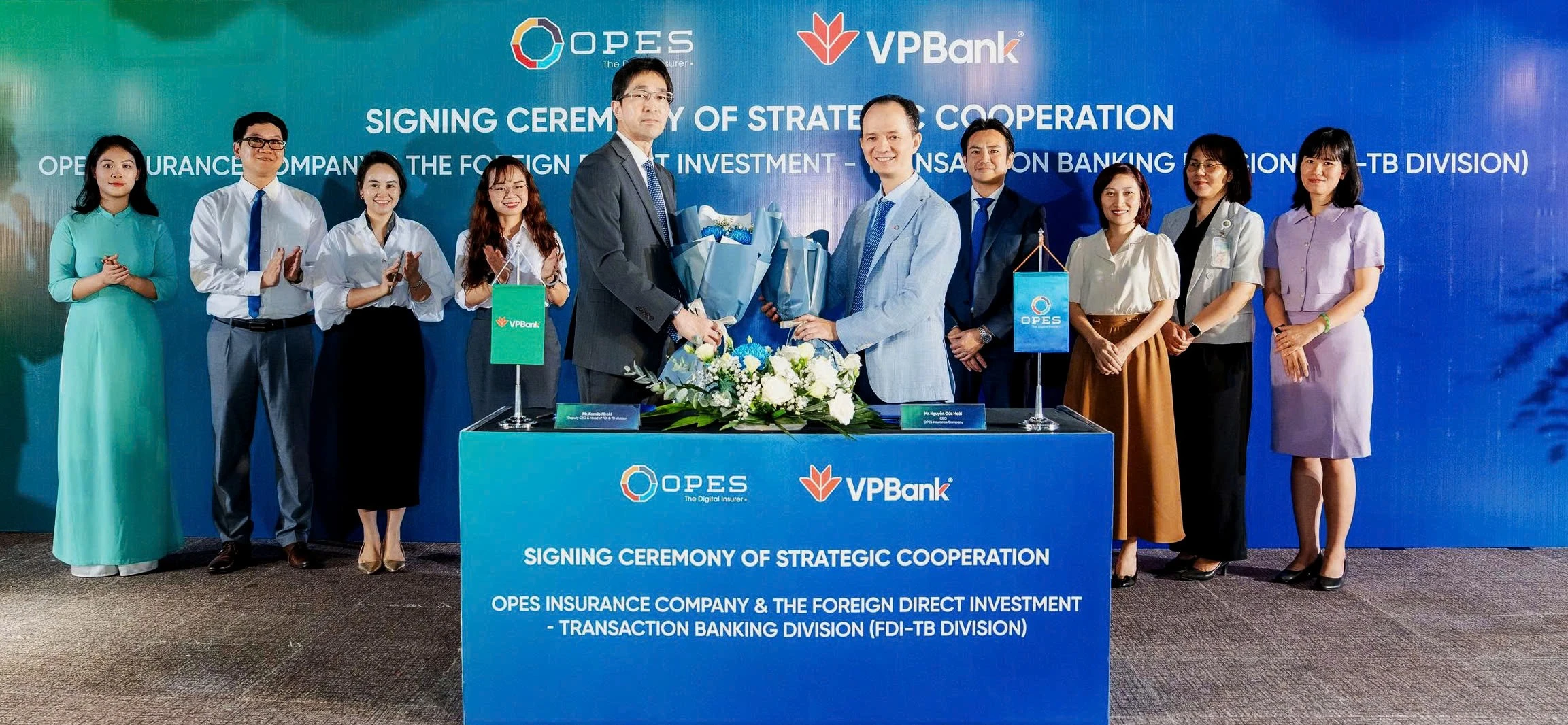 OPES và VPBank hợp tác phát triển tài chính, bảo hiểm cho doanh nghiệp FDI