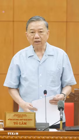 Tổng Bí thư, Chủ tịch nước Tô Lâm phát biểu. (Ảnh: Thống Nhất/TTXVN)