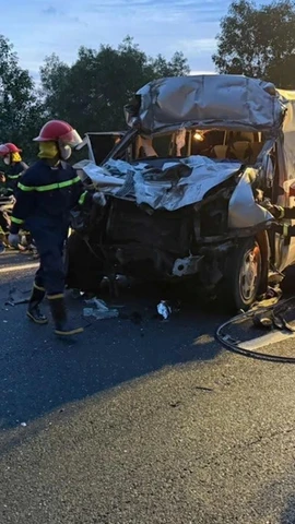 Hiện trường vụ tai nạn. (Nguồn: Báo Điện tử Chính phủ)