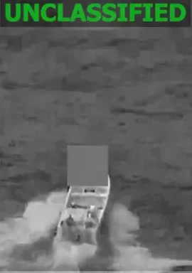 Một tàu mà Mỹ nghi buôn bán ma túy trên vùng biển phía Đông Thái Bình Dương. (Nguồn: Bộ Chỉ huy miền Nam nước Mỹ)