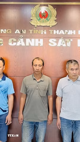 Khởi tố vụ 3 đối tượng “vi phạm quy định về khai thác tài nguyên." (Ảnh: TTXVN phát)