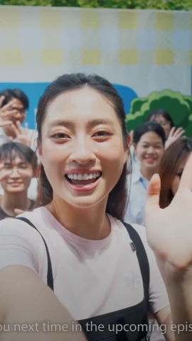 Lương Thùy Linh tham gia chiến dịch toàn cầu nhằm xây dựng hệ thống thực phẩm lành mạnh, công bằng và bền vững cho trẻ em và thanh thiếu niên. (Ảnh: CTV/Vietnam+)