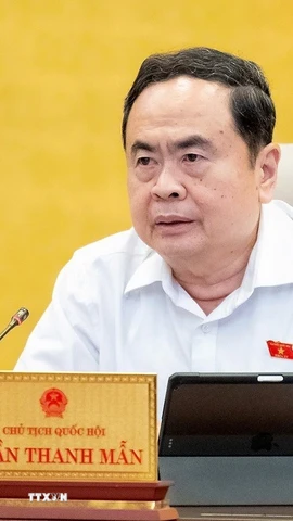 Ủy viên Bộ Chính trị, Chủ tịch Quốc hội Trần Thanh Mẫn. (Nguồn: TTXVN)