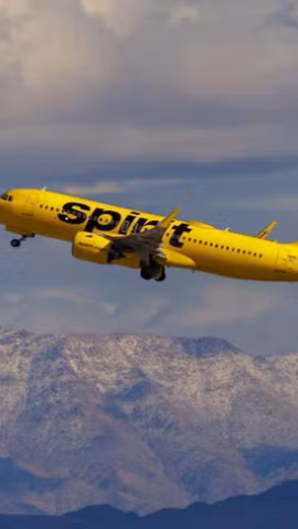 Máy bay của hãng hàng không Spirit Airlines. (Nguồn: Reuters)
