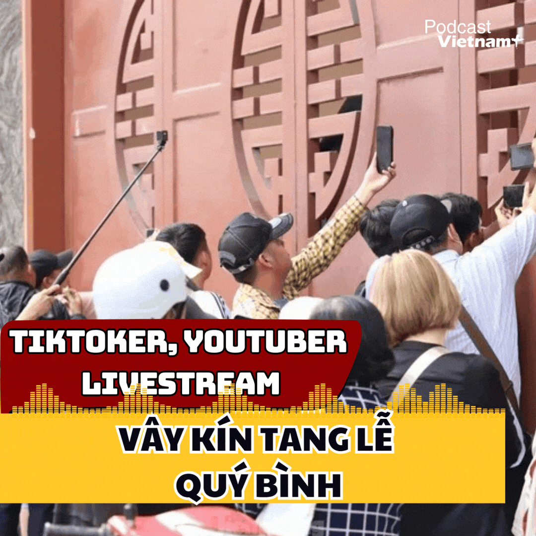 Tiktoker, Youtuber vây kín tang lễ diễn viên Quý Bình để livestream