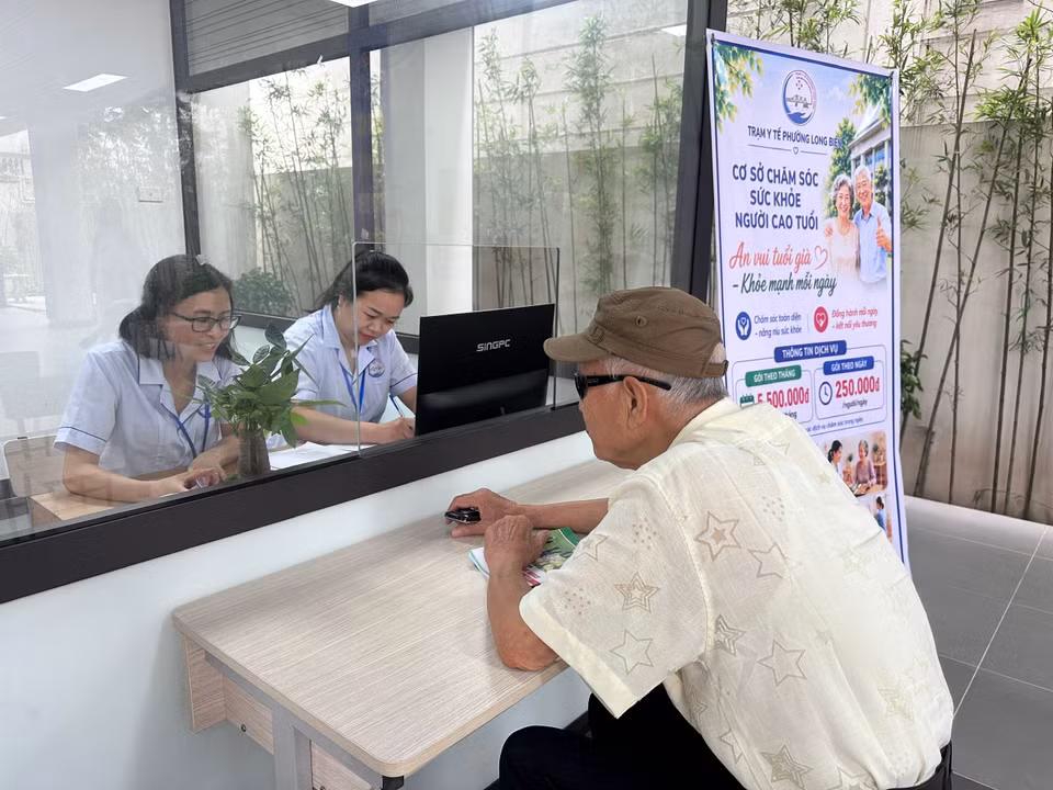 Khu tiếp đón người cao tuổi. (Ảnh: Thùy Giang/Vietnam+)