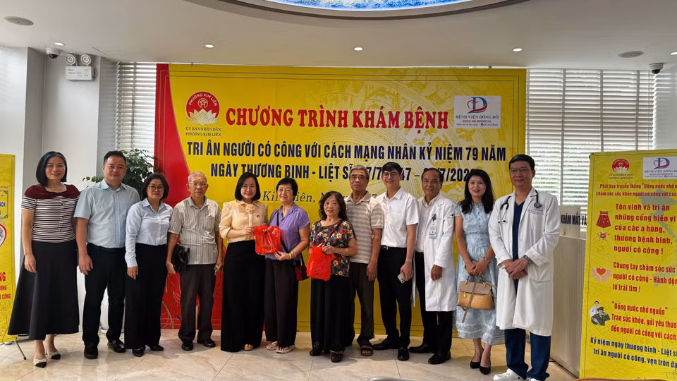 Chương trình khám chữa bệnh miễn phí diễn ra từ ngày 8-10/7. (Ảnh: PV/Vietnam+)