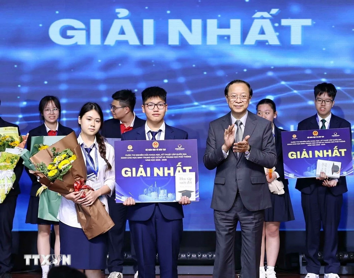 14 Dự Án Xuất Sắc Đoạt Giải Nhất Cuộc Thi Nghiên Cứu Khoa Học Kỹ Thuật Quốc Gia