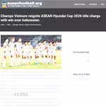 ASEAN Football bình luận: "Chiến thắng 3-0 có thể khiến nhiều người bất ngờ, nhưng những ai theo dõi trận đấu đều thấy Việt Nam hoàn toàn xứng đáng giành trọn 3 điểm. (Ảnh: TTXVN phát)