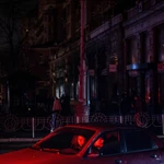 Thủ đô Kiev, Ukraine bị mất điện, ngày 10/11/2022. (Ảnh: AFP/TTXVN)