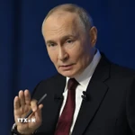 Tổng thống Nga Vladimir Putin. (Nguồn: AA/TTXVN)