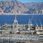 Cảng biển Eilat ở miền nam Israel. (Ảnh: TTXVN phát)