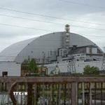 Lò phản ứng số 4 của nhà máy điện hạt nhân Chernobyl ở Ukraine. (Ảnh minh họa: Kyodo/TTXVN)