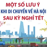 Một số lưu ý khi di chuyển về Hà Nội sau kỳ nghỉ Tết